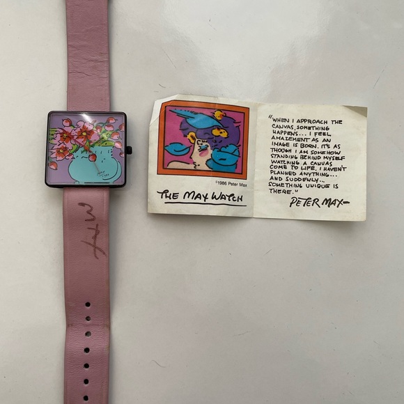 Peter Max Autographed Fashion Watch - Picture 3 of 5